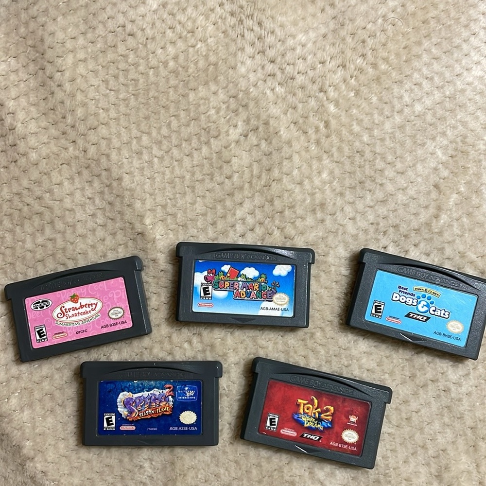 Gameboy advance games!